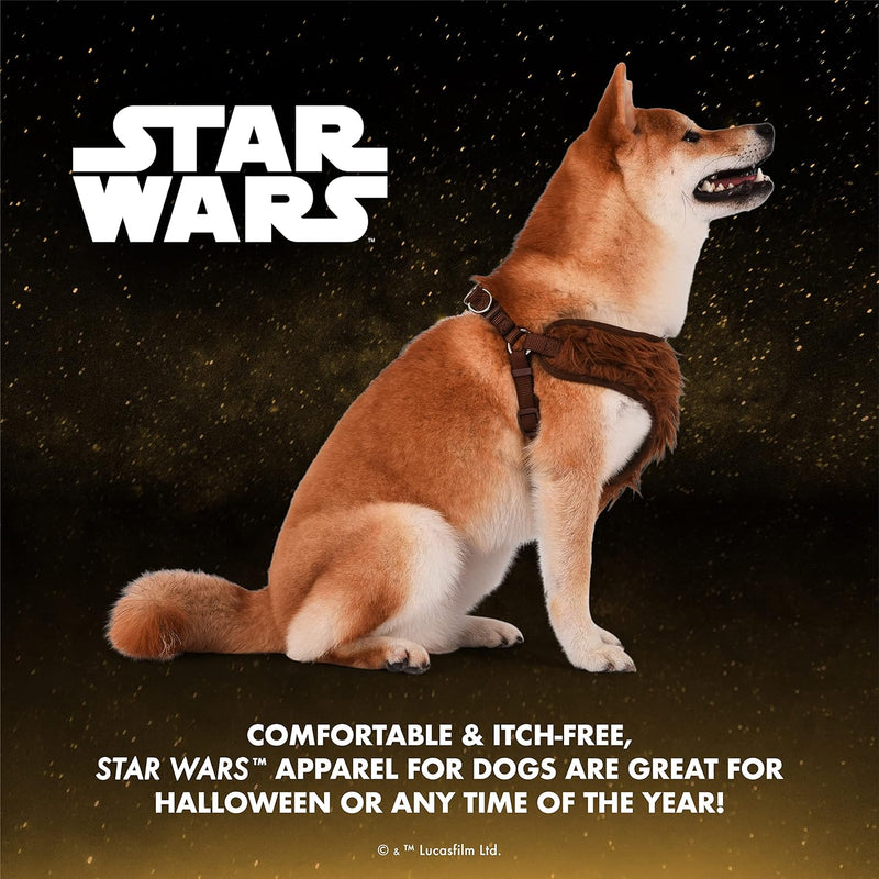 Star Wars Chewbacca Cosplay Hundegeschirr für kleine Hunde, klein (S) | Braunes kleines Hundegeschir