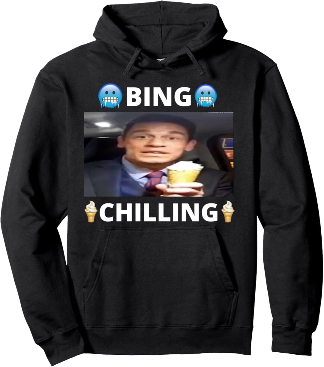 Bing Shi Ling Bing Chilling John Xina Eiscreme Chinesisches Meme Pullover Hoodie