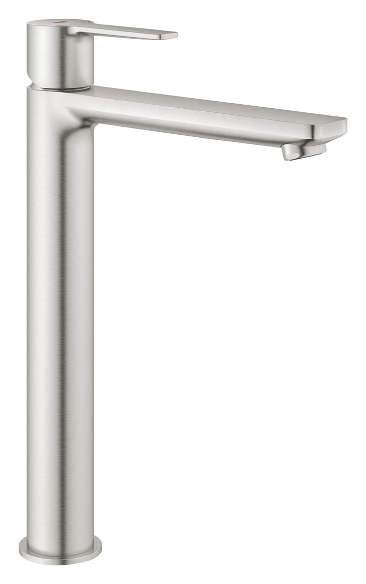 GROHE Lineare , Badarmatur - Waschtischarmatur , XL-Size, glatter Körper, supersteel , 23405DC1 Supe