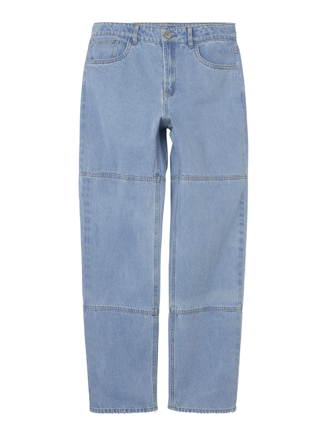 NAME IT Jungen Nlmizzatoknee DNM Dad Straight Pant Hose 140 Light Blue Denim, 140 Light Blue Denim