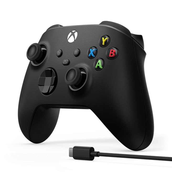 Xbox Wireless Controller für PC + USB C Kabel Black + Câble USB-C 2025 Verpackung, Black + Câbl