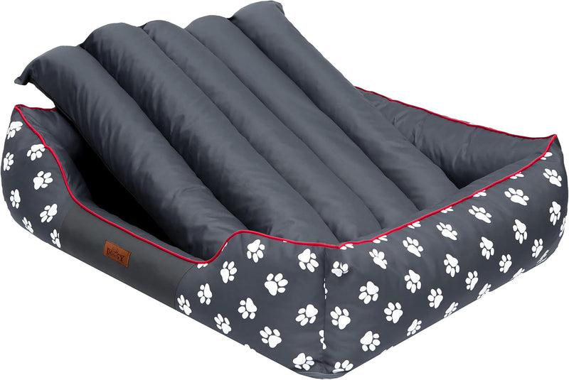 Hobbydog PRELSZ2 Hundebett Hundesofa Hundekorb Tierbett Prestige mit Pfoten, Grösse XL, 85 x 65 cm,