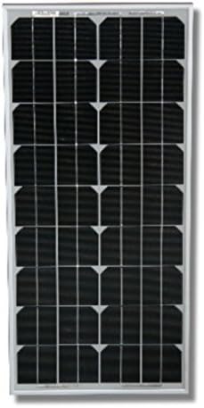 Solarmodule Monokristallin Solarpanel Solarzelle Photovoltaik Solar PV Mono, Wattzahl:40W 40W 12V, 4