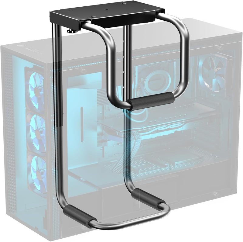 Verstellbare PC-Halterung unter schreibtisch für meisten Computergehäuse,Heavy Duty Computergehäuse-