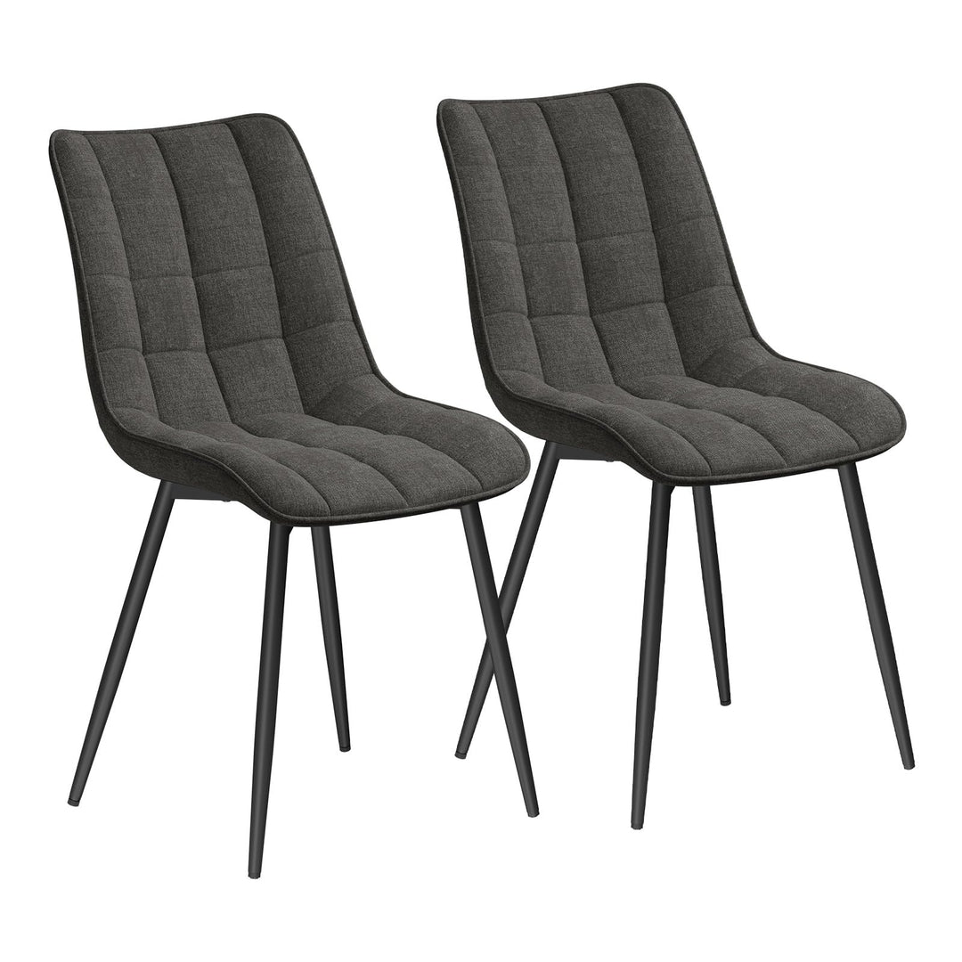 WOLTU Esszimmerstühle 2er Set, für Wohnzimmer Küche Esszimmer, Küchenstühle gepolstert mit Rückenleh