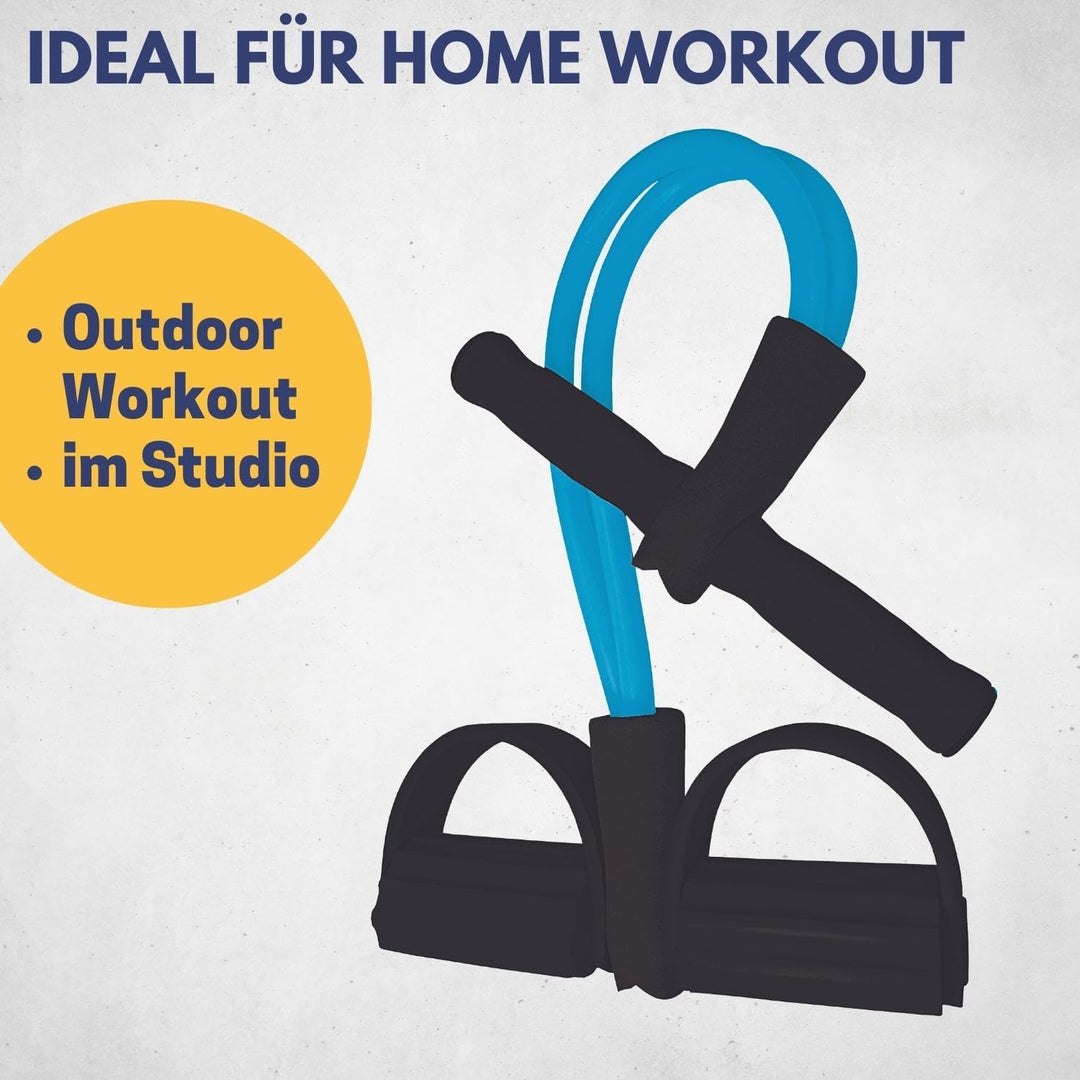 BEST SPORTING Soft-Bodytrimmer I Ideal für Ganzkörpertraining I Trainingsband mit Griff und Fussstel