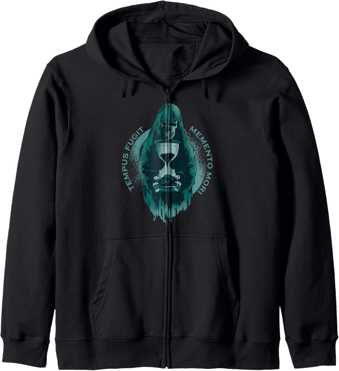 Tempus Fugit Memento Mori - Sensenmann Kapuzenjacke