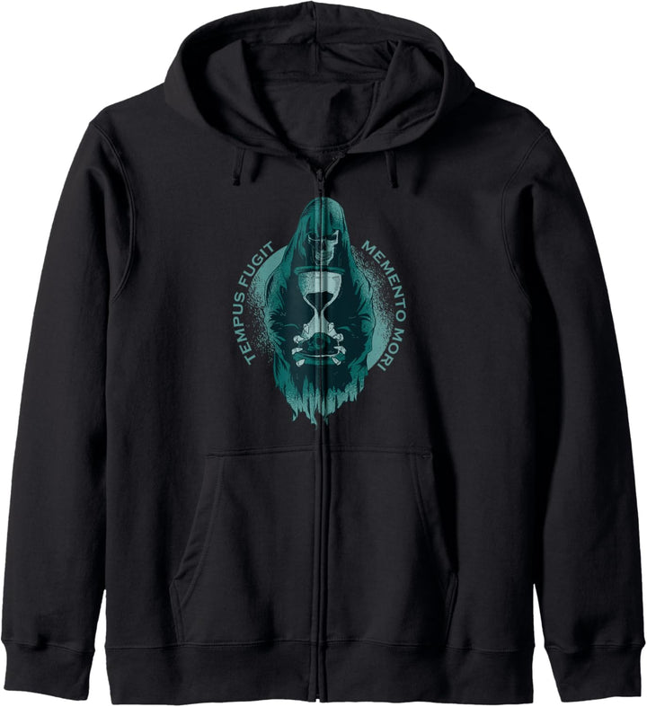 Tempus Fugit Memento Mori - Sensenmann Kapuzenjacke