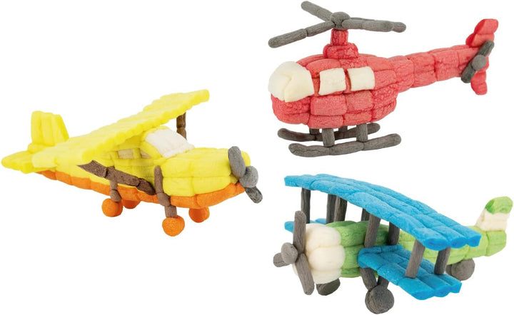 Playmais BASIC My 1st Flight Bastelset für Kinder ab 3 Jahren I Motorik-Spielzeug mit 650 Stück, Zub