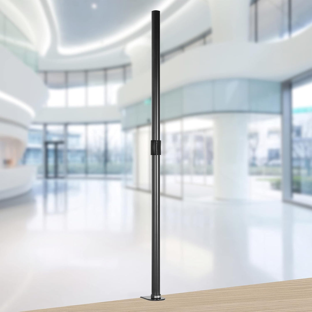 Duronic DMT100 Monitorarm Mittelstange, 100 cm Stange mit Tischklemme, Kompatibel mit Allen Duronic