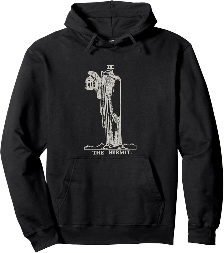 Hermit Waite Tarotkarte IX Okkulter Major Arcana Pullover Hoodie