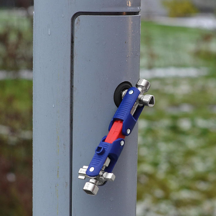 KNIPEX Universalschlüssel JointKey Quadro für gängige Absperrsysteme 63 mm, 00 11 06 V04