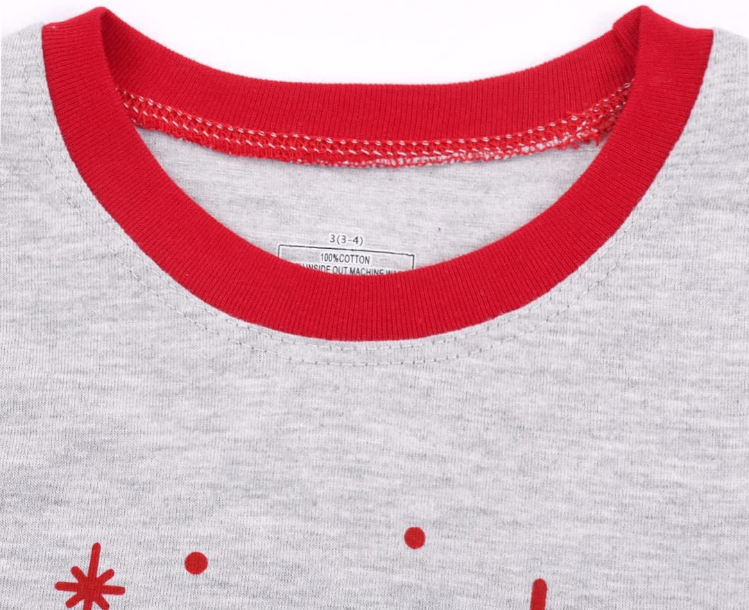 Kinder Weihnachts Schlafanzug Kinder Baumwolle Weihnachten Pyjama Set 3-12 Jahre 9 Jahre Weihnachtsr
