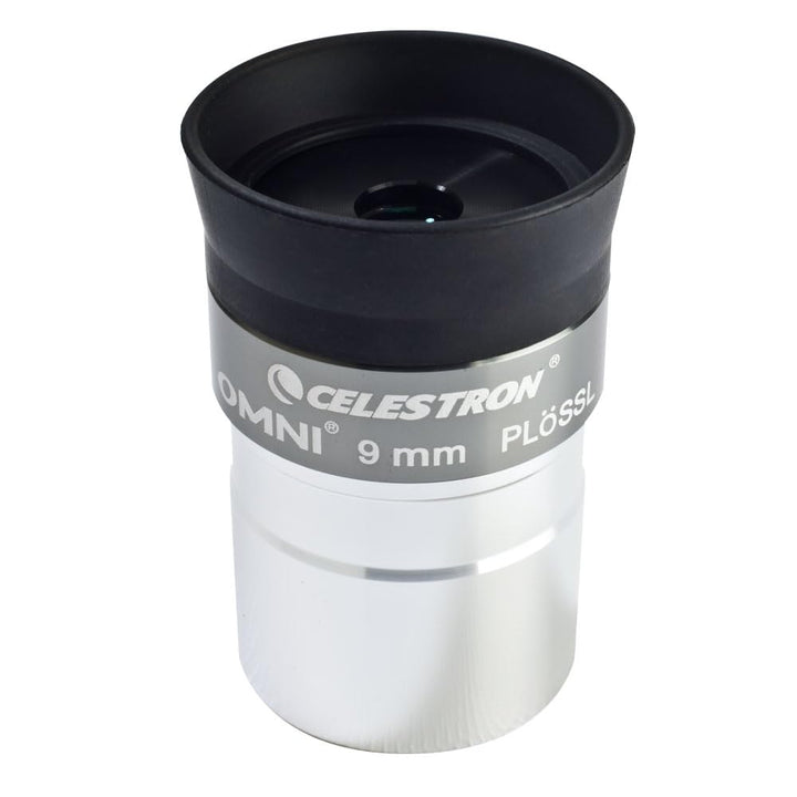 Celestron 93318 1-1/4-9 mm Omni Serie Okular, Schwarz, Silber, 9 mm