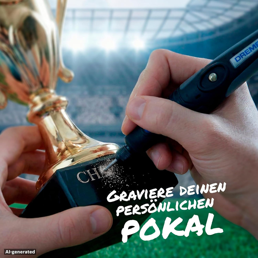 Dremel 3000 Champion Multifunktionswerkzeug mit 130‑W‑Motor bis zu 33.000 U/min inkl 25 Zubehöre, gr