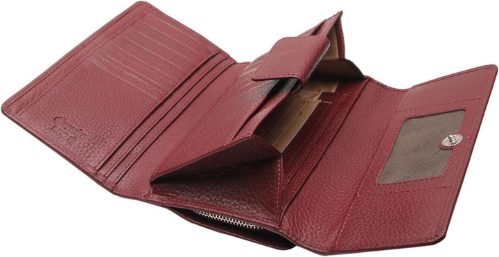 Esquire Verona Damenlangbörse 18 cm rot, Rot