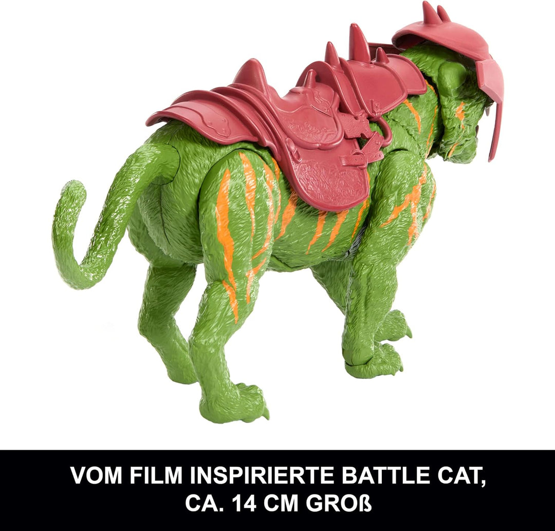 Masters of the Universe Film 2026 Battle Cat Figur mit Beissaction und fünf verschiedenen Brüllfunkt