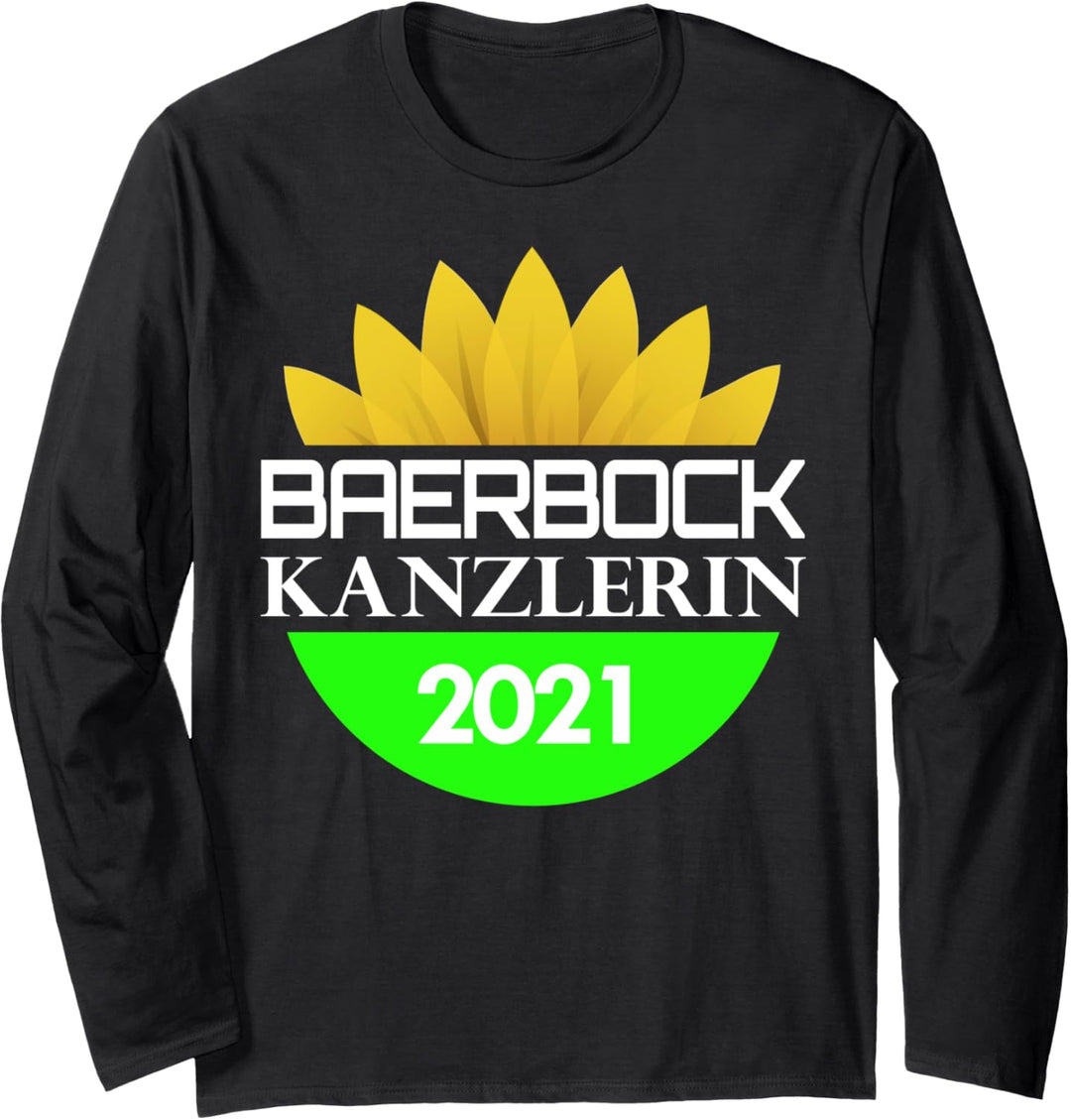 Baerbock Grüne Kanzlerin Wahl 2021 Bündnis 90 Kandidatin Langarmshirt