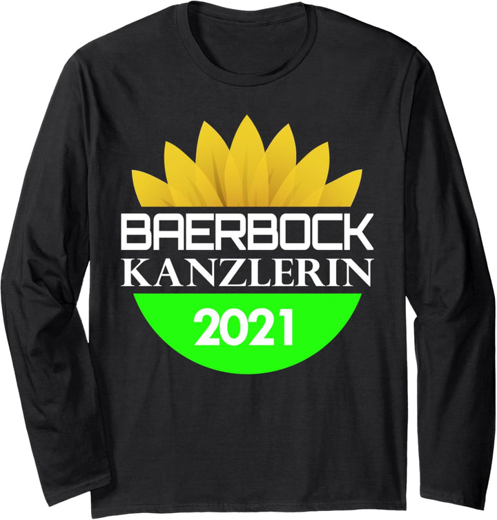 Baerbock Grüne Kanzlerin Wahl 2021 Bündnis 90 Kandidatin Langarmshirt