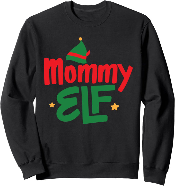Mama Elf Lustige Elternmutter Santa's Helfer Weihnachten Sweatshirt