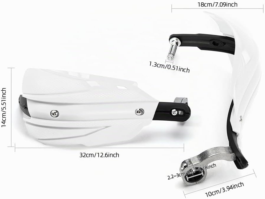 Motorrad Handschutz Universal 22mm 25mm 28mm Griffschutz Schild Motorrad Motocross Roller Winddichte