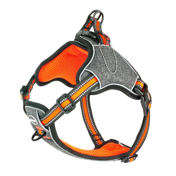 ThinkPet No-Pull Geschirr, Ausbruchsicheres Reflektierendes Step-in Hundegeschirr, Verstellbares Atm