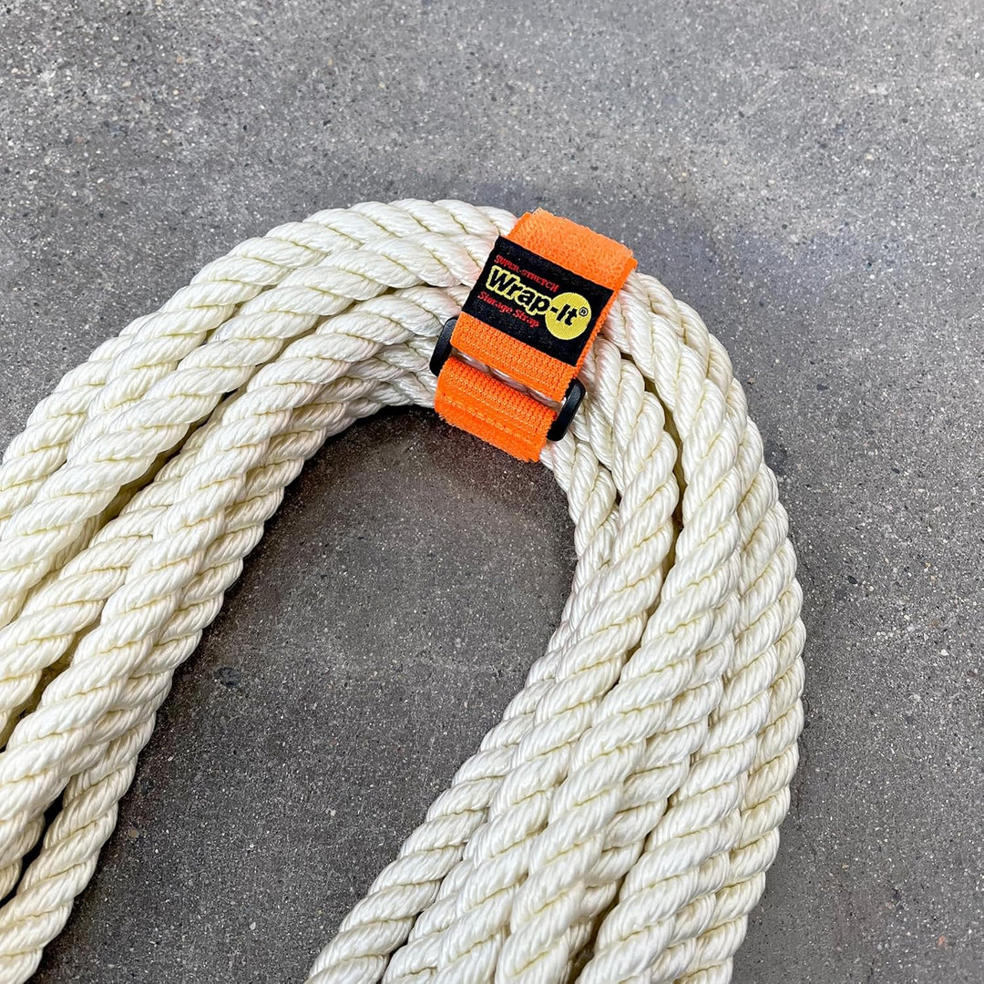 Super Stretch Wrap-It Storage Straps – (10) 22,9 cm orange – elastische Klettverschlüsse – Verlänger