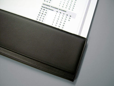 SIGEL HO365 Papier-Schreibtischunterlage mit Schutzleiste, 5er Pack, ca. DIN A2 - extra gross, 2-Jah