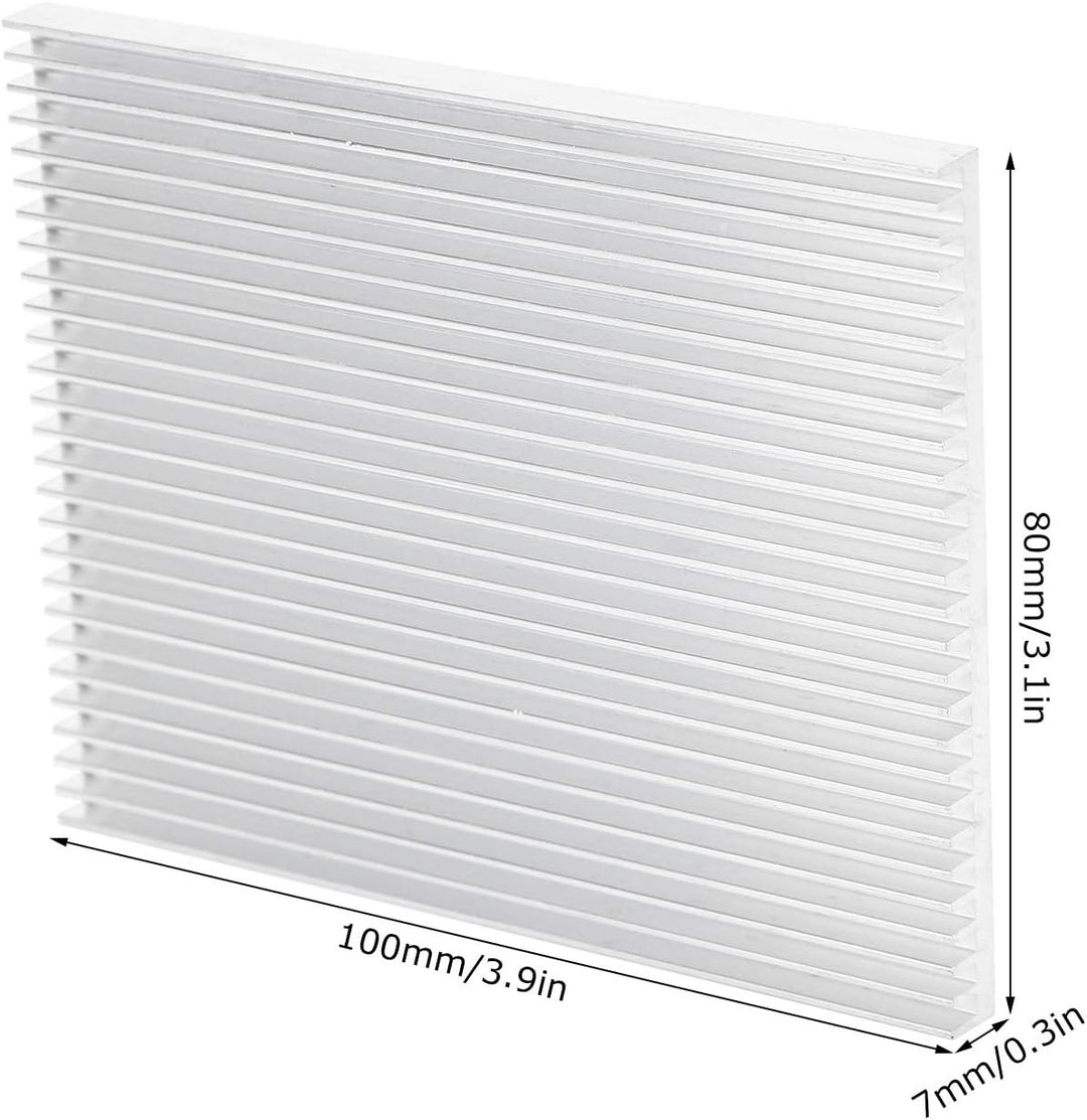 Aluminium-Kühlkörper,5 Stück Heat Sink Diffusion Cooling Fins CPU Ultradünne Heatsink Waerme für Tra