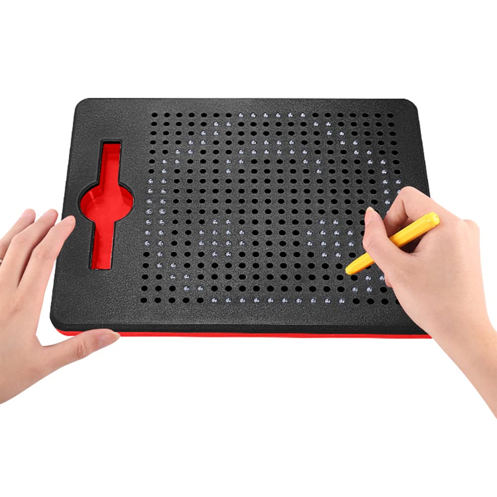 Kinder Zaubertafel Magnetische Zeichenbrett Reissbrett mit Stift Stahlkugel Tablet Abwischbar Schrei
