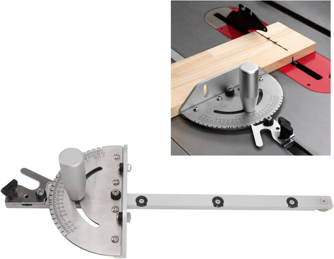 Gehrungslehre, Hochpräzise Aluminium-Tischsägenlehre, Professionelles, Robustes, Langlebiges Zubehör