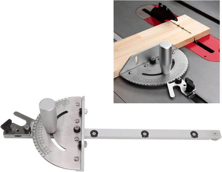 Gehrungslehre, Hochpräzise Aluminium-Tischsägenlehre, Professionelles, Robustes, Langlebiges Zubehör
