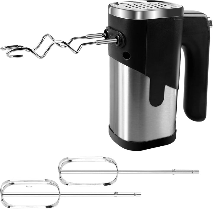 Elektrischer Handmixer, 800 W Handrührer, Rührgerät Handmixer Mit 5 Geschwindigkeitsstufen, Handrühr