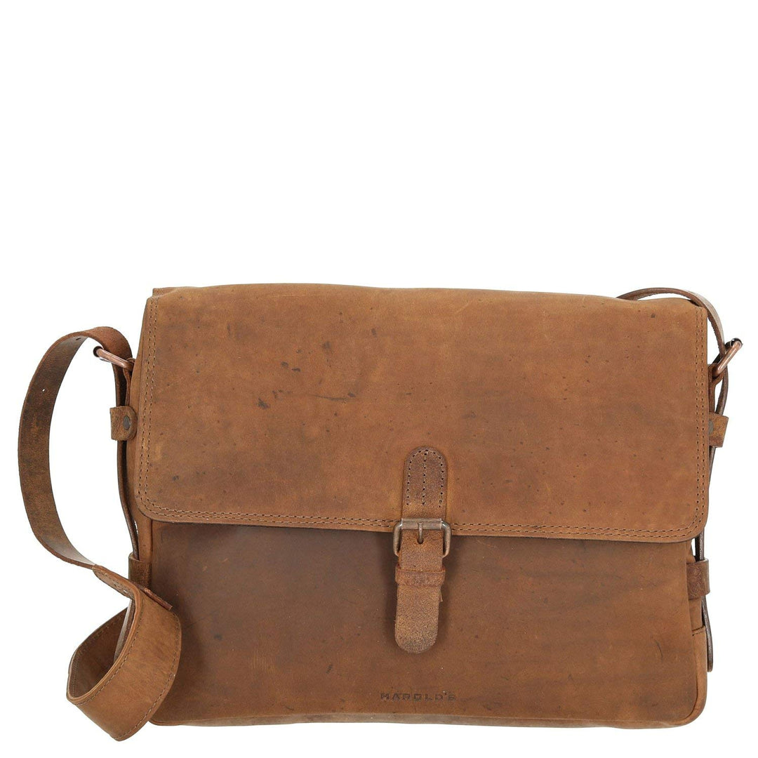 HAROLD'S Antik Messenger Leder 35 cm
