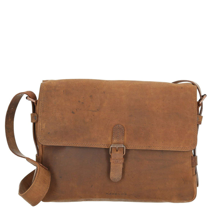 HAROLD'S Antik Messenger Leder 35 cm
