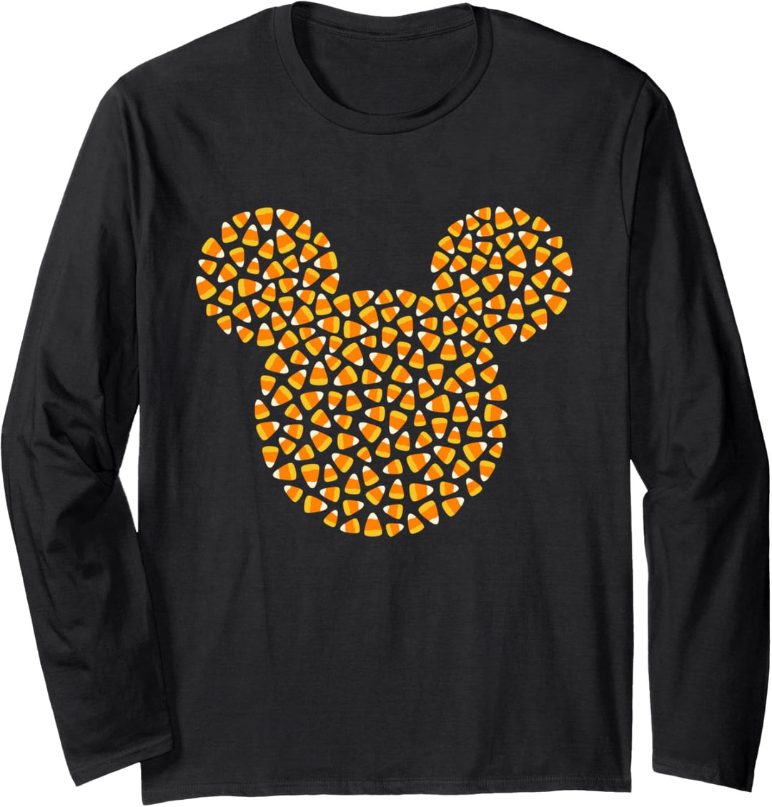 Disney Mickey Mouse Candy Corn Halloween Langarmshirt
