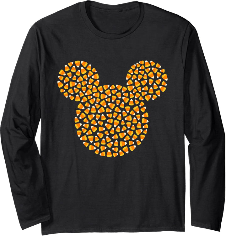 Disney Mickey Mouse Candy Corn Halloween Langarmshirt