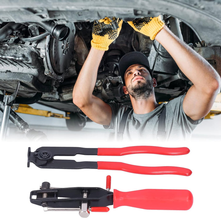 2pcs CV Joint Clamp Set Metallohrtyp Boot Banding Zangen Werkzeug für die Automobilherstellung