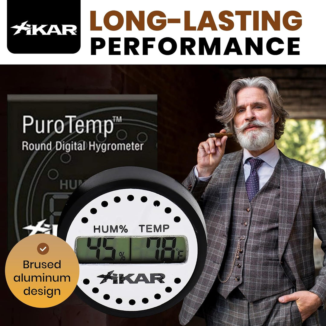 Xikar Digital Hygrometer rund neues Modell