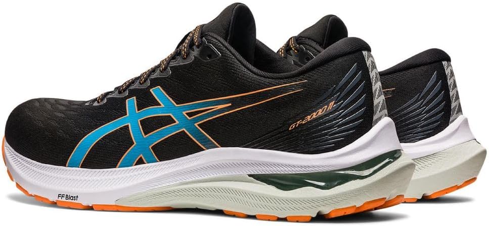 ASICS GT-2000 11 F006 Laufschuh Herren Schwarzorange 42.5 EU