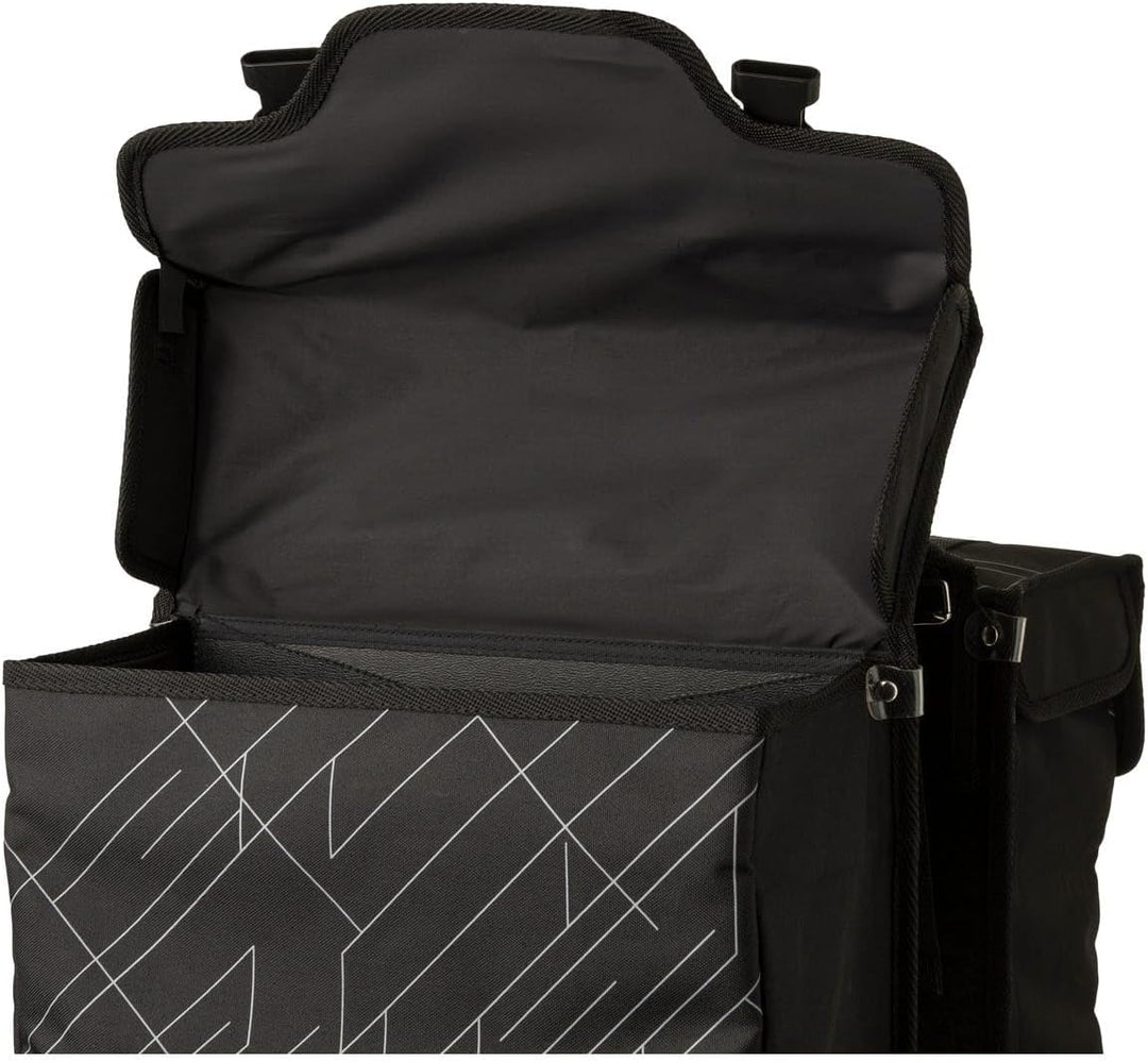 FastRider Dex Doppelte Fahrradtasche für Gepäckträger, 36L Seitentasche Fahrrad, Wasserabweisend, Re