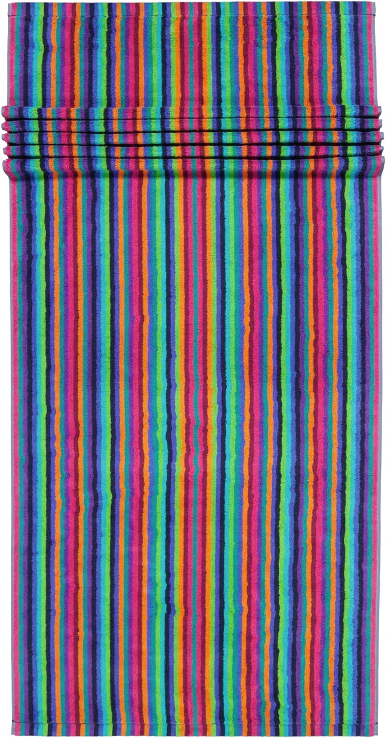 CAWÖ Home Handtücher Life Style Streifen 7048 Multicolor - 84 Saunatuch 70x180 cm, Saunatuch 70x180