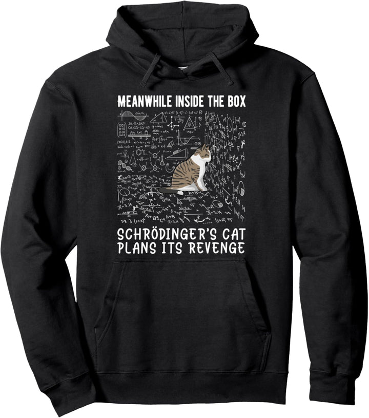 Meanwhile Inside The Box Schródingers Cat Plans Is Revenge Pullover Hoodie