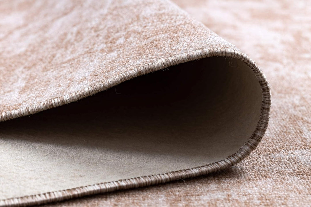 Teppich Solid für Zimmer, Wohnzimmer, Schlafzimmer, Teppichboden Auslegware, Nachahmung von Beton, b