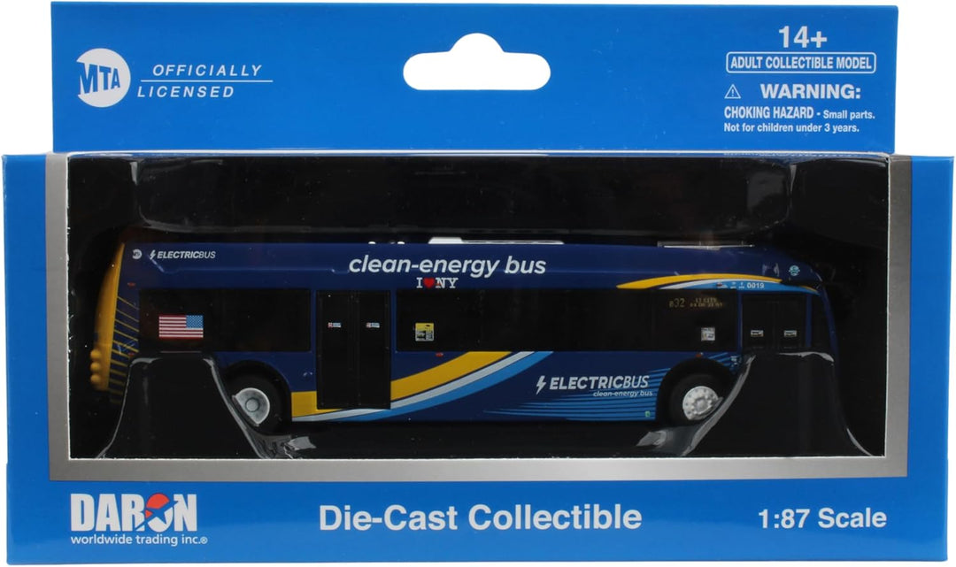Daron MTA Protera Elektro-Hybrid-Bus 1/87 Elektrobus, blau