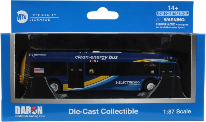 Daron MTA Protera Elektro-Hybrid-Bus 1/87 Elektrobus, blau