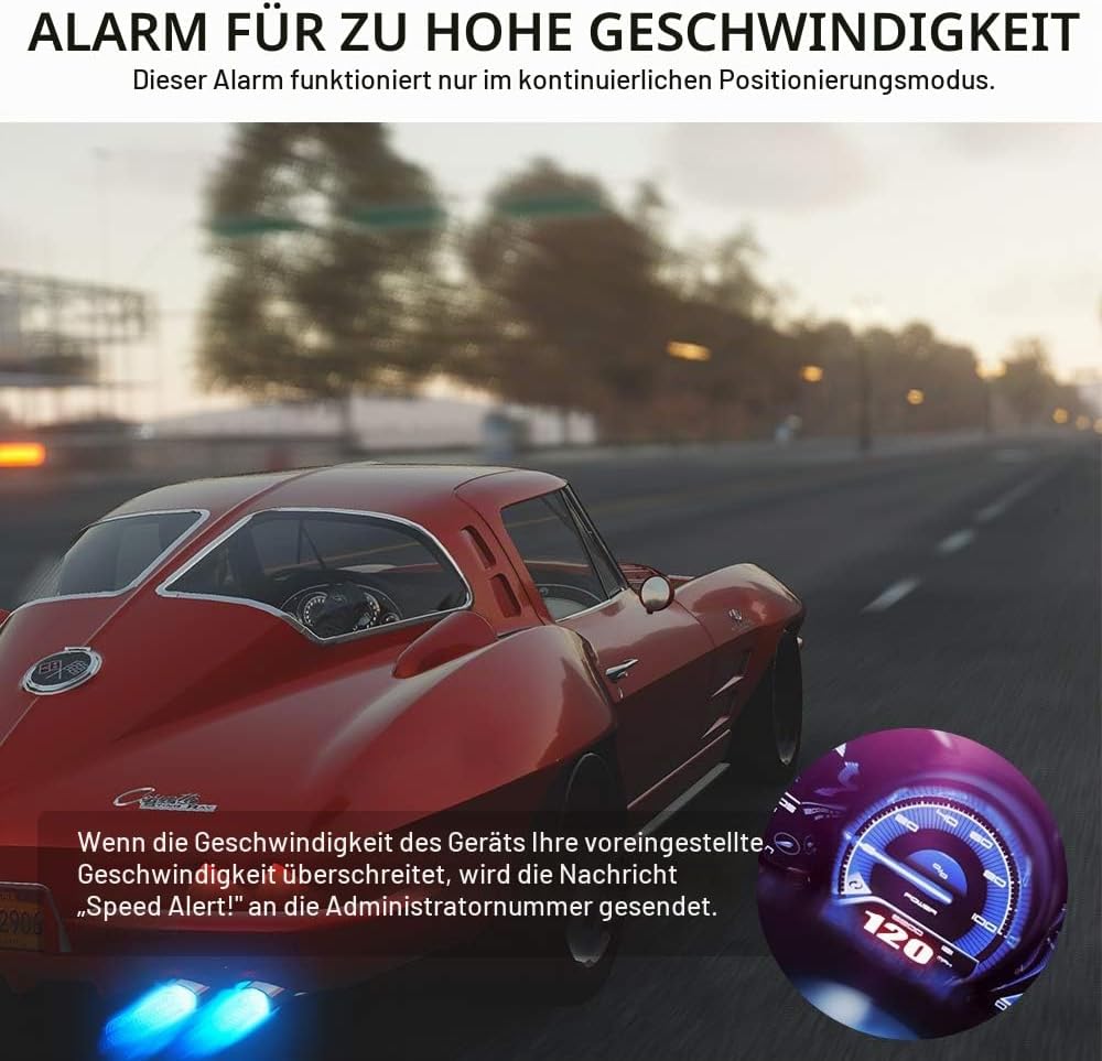 TKMARS Auto GPS Tracker GPS für Auto 160 Tage Standby-Zeit, Starker Magnetismus, Wasserdicht, mit Ko