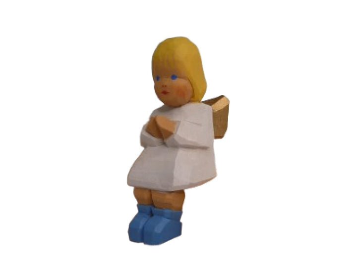 Lotte Sievers-Hahn Krippenfigur Engel sitzend blond Baumwollbeutel