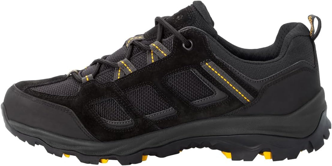 Jack Wolfskin Herren Vojo 3 Texapore Low M Outdoorschuhe 39.5 EU Black Burly Yellow Xt, 39.5 EU Blac