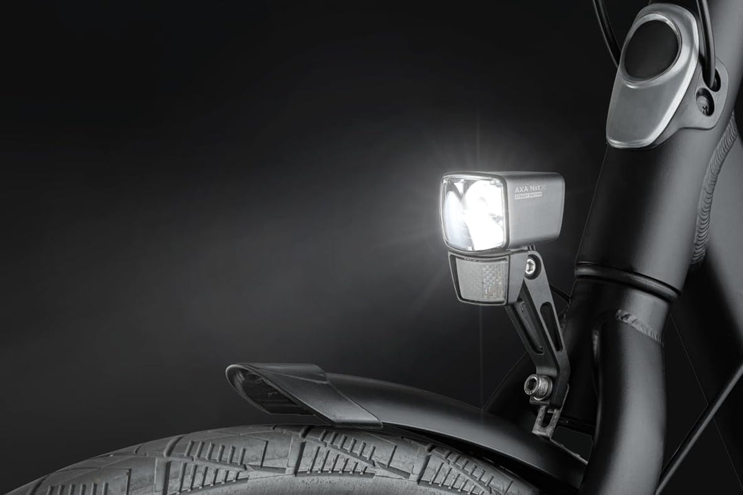 AXA Nxt 30 Switch Dynamo Fahrradlicht – 30 Lux Frontlicht – Steady-Light-Funktion – StVZO Zulassung